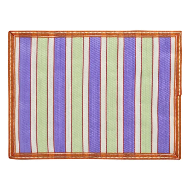 Striped placemat | Purple