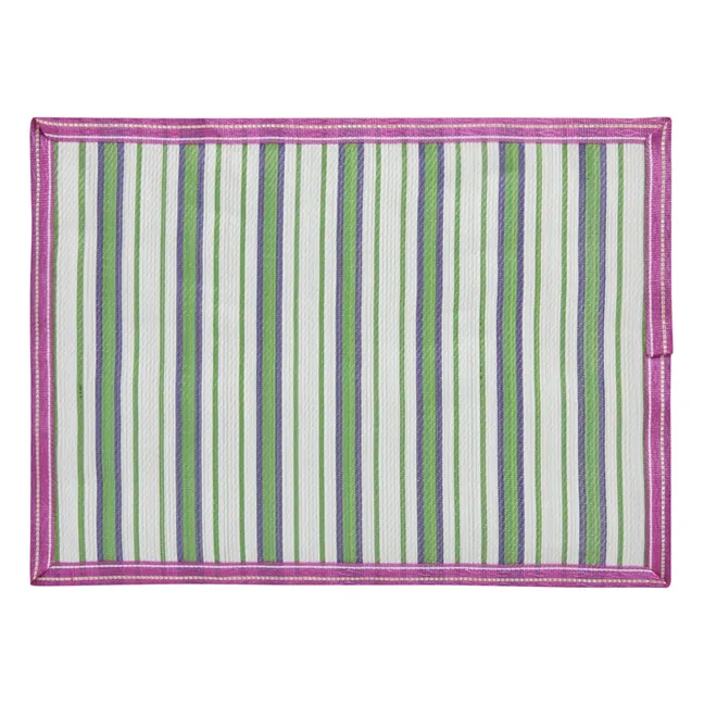 Striped placemat | Green