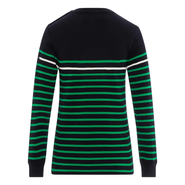 Striped Merino Wool Jumper x Smallable | Navy blue