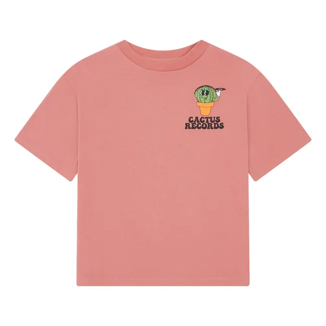 T-shirt Manches Courte Coton Bio | Rose