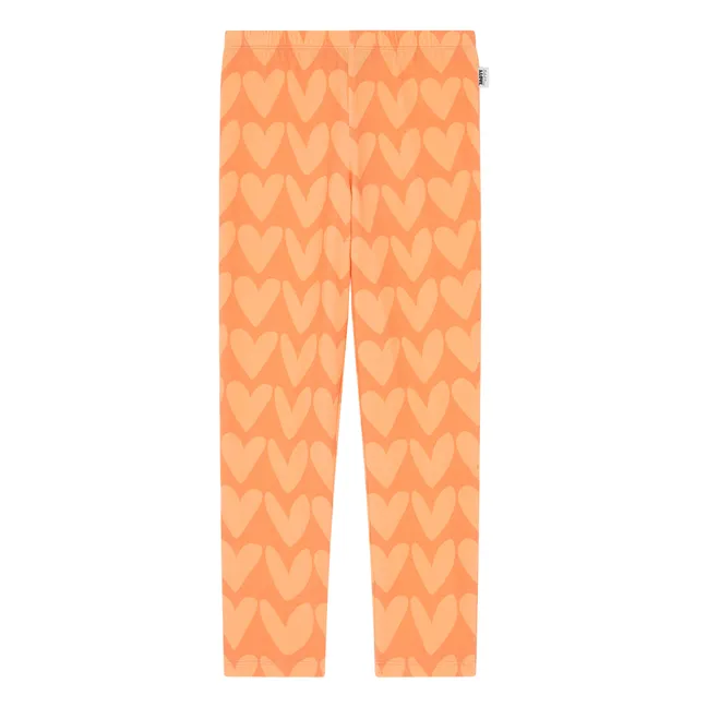 Organic cotton leggings | Orange