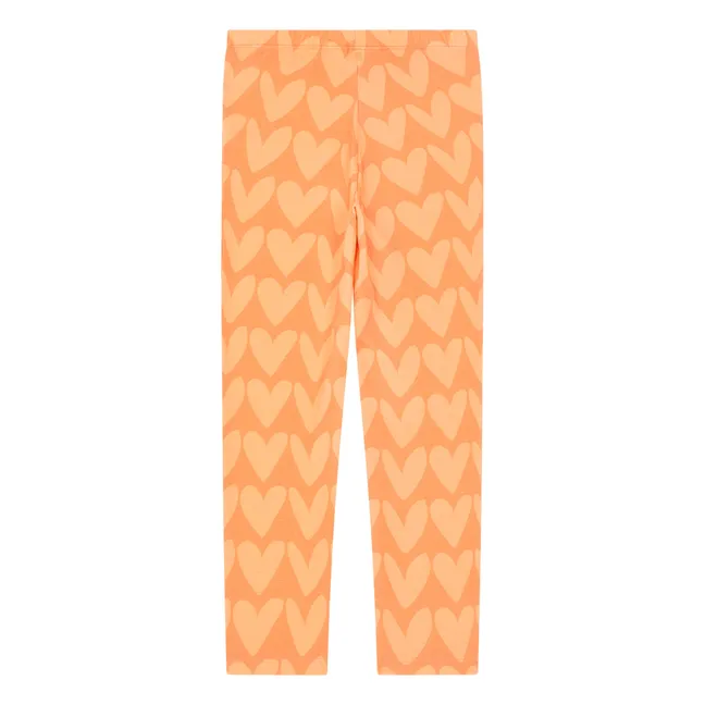 Organic cotton leggings | Orange