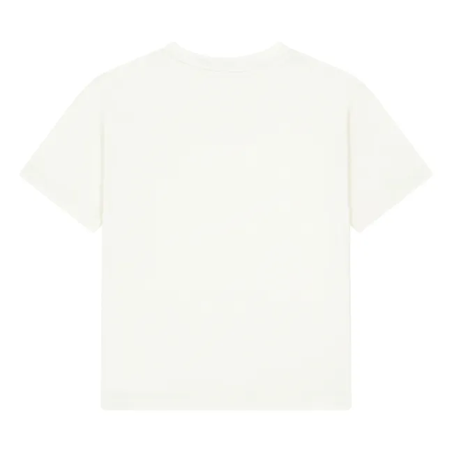 Camiseta de manga corta de algodón ecológico | Crudo