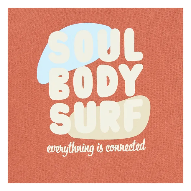 Organic cotton sweatshirt  | Clay