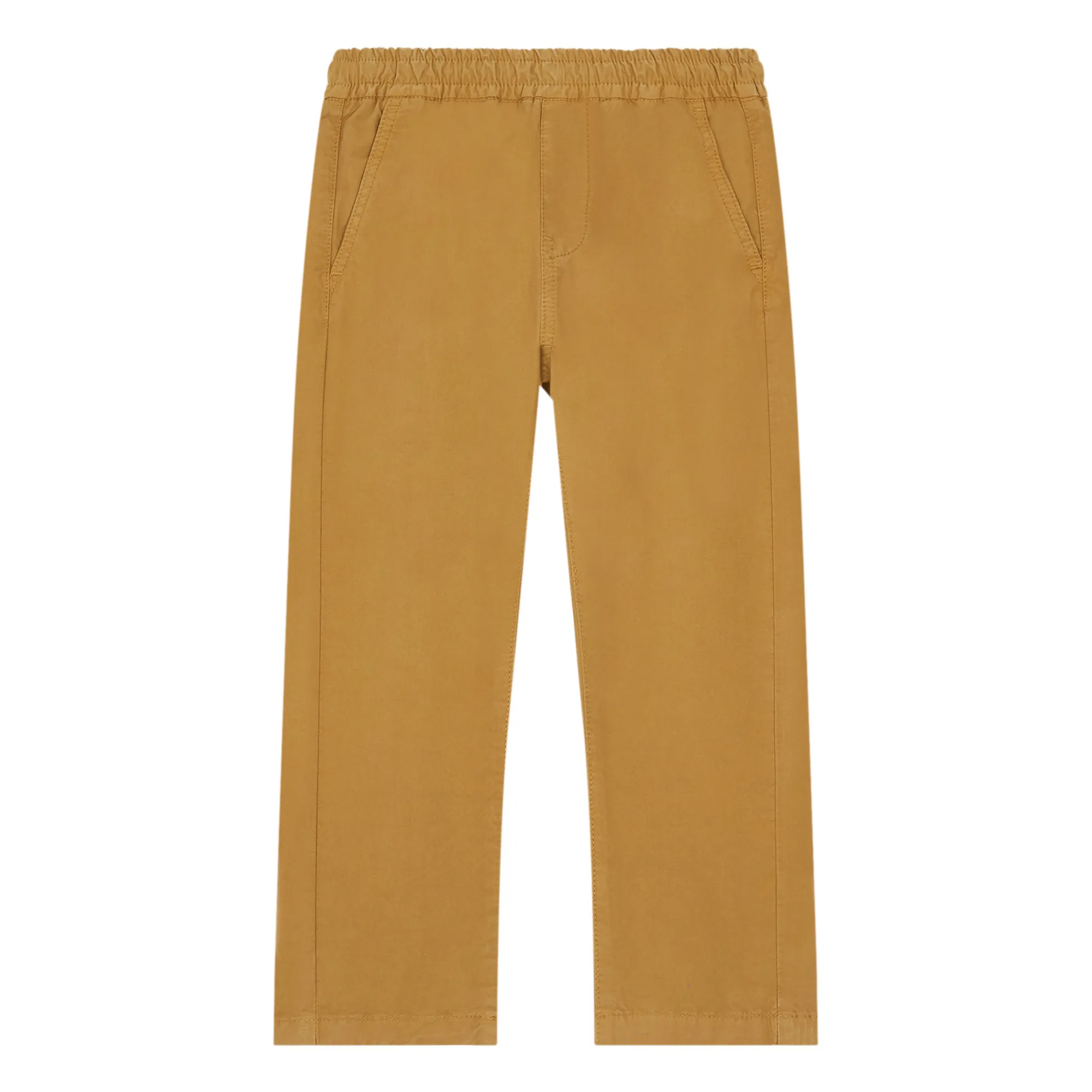 Hundred Pieces Frosted Brown Organic Cotton Adjustable Waist Pants