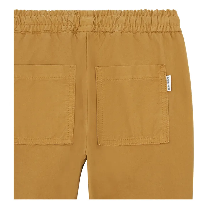 Pantalon Coton Bio Taille Elastiquée | Marron glacé- Image produit n°1
