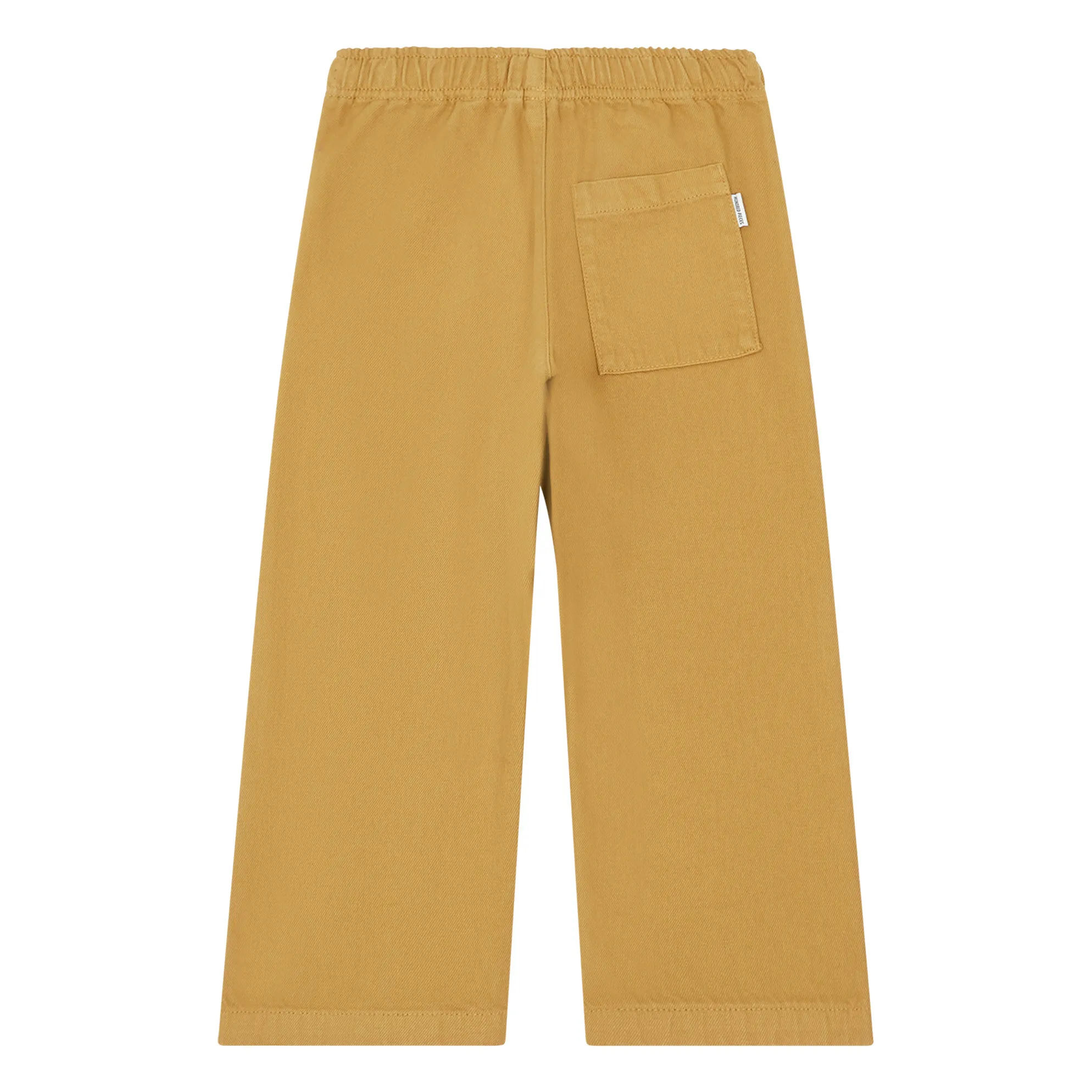 Pantalon Coton Bio Taille Elastiquée | Beige- Image produit n°2