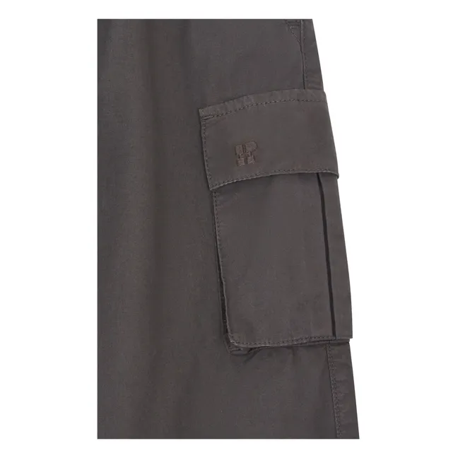 Adjustable Waist Cargo Pants | Black