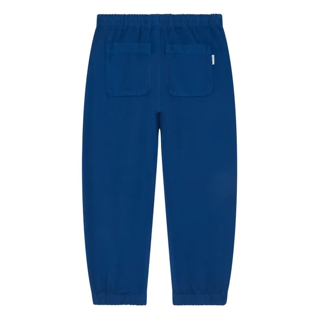 Pantalon Taille Élastiquée | Bleu nuit