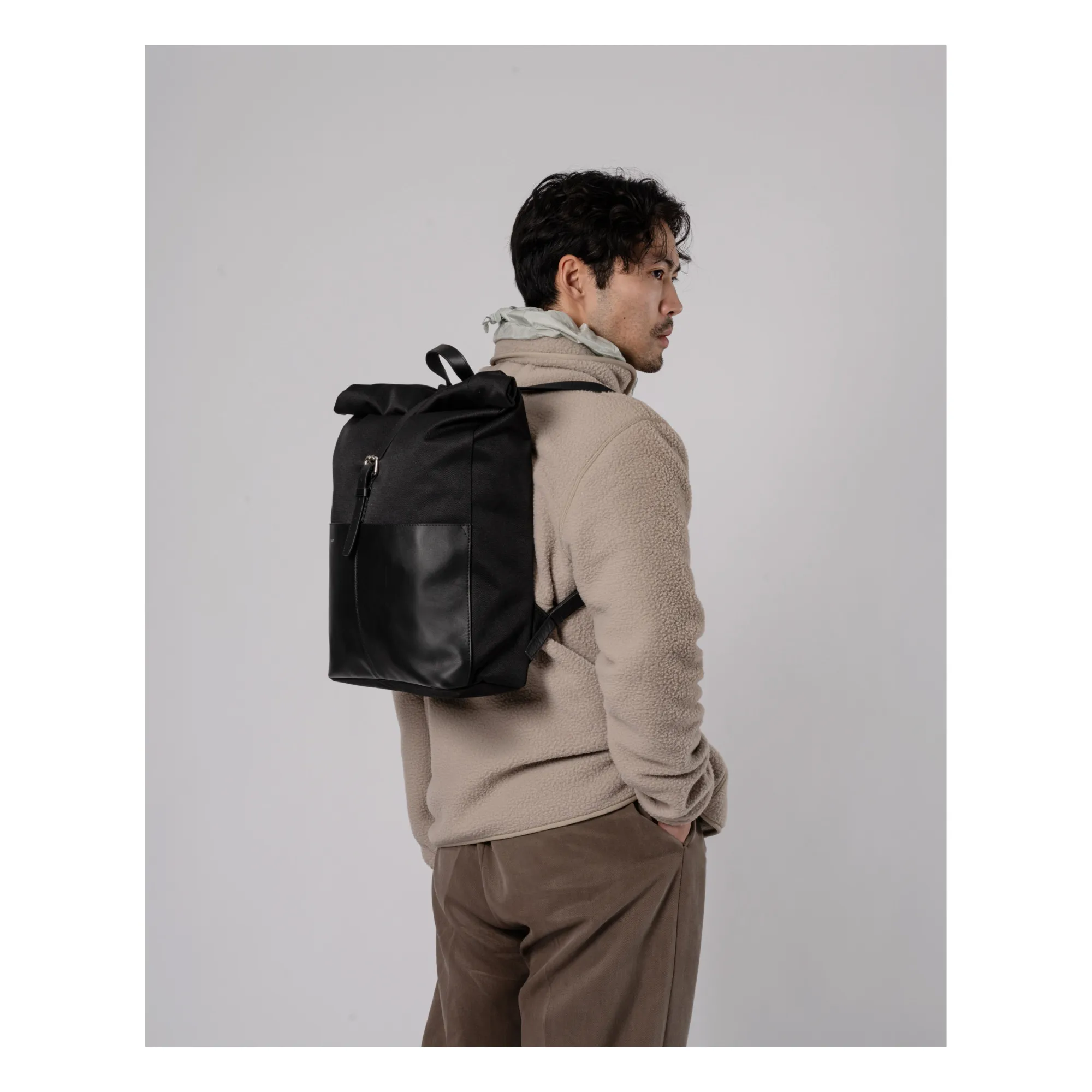 Navy Cos Rucksack Mossimo Supply Backpack Blue/White Striped Brown UK