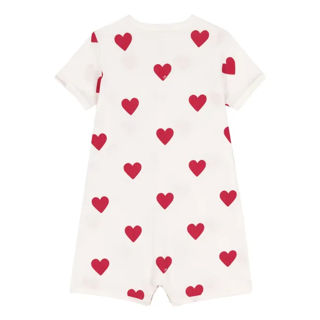 Mildor Pyjamas Hearts | White
