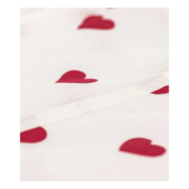 Pyjama Mildor Cœurs | Blanc- Image produit n°1