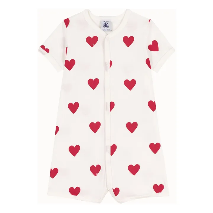 Pijama Mildor Corazones | Blanco- Imagen del producto n°0