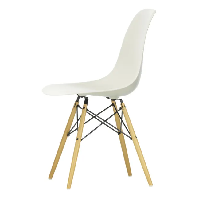 Sedia in plastica DSW - base in acero - Charles &amp; Ray Eames | Gris galet
