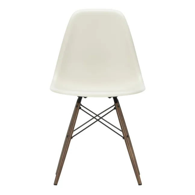 Sedia in plastica DSW - base in acero - Charles &amp; Ray Eames | Gris galet
