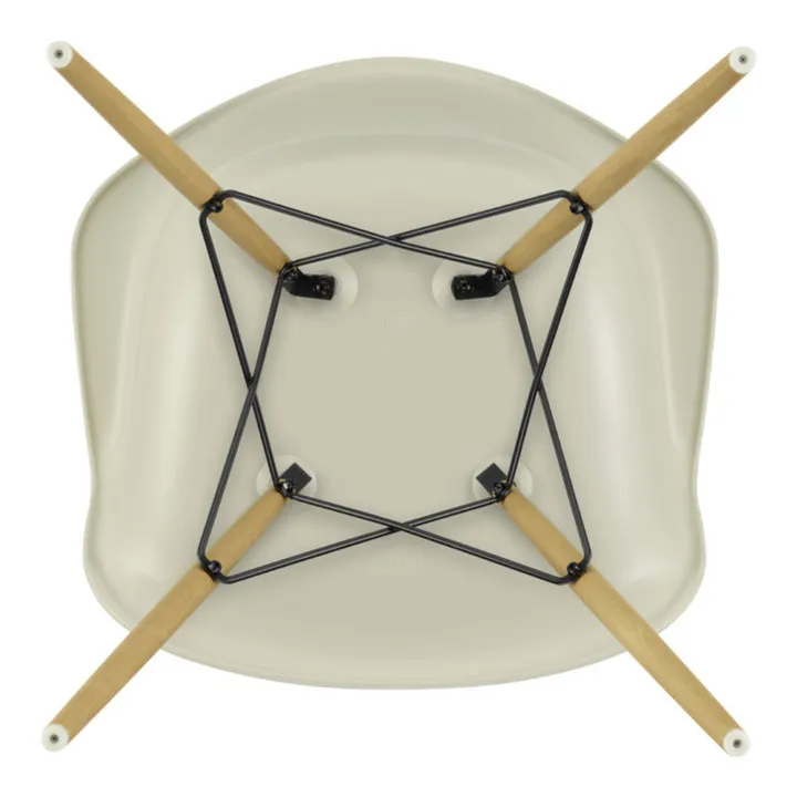 Silla DAW - base de arce - Charles &amp; Ray Eames | Gris galet- Imagen del producto n°3