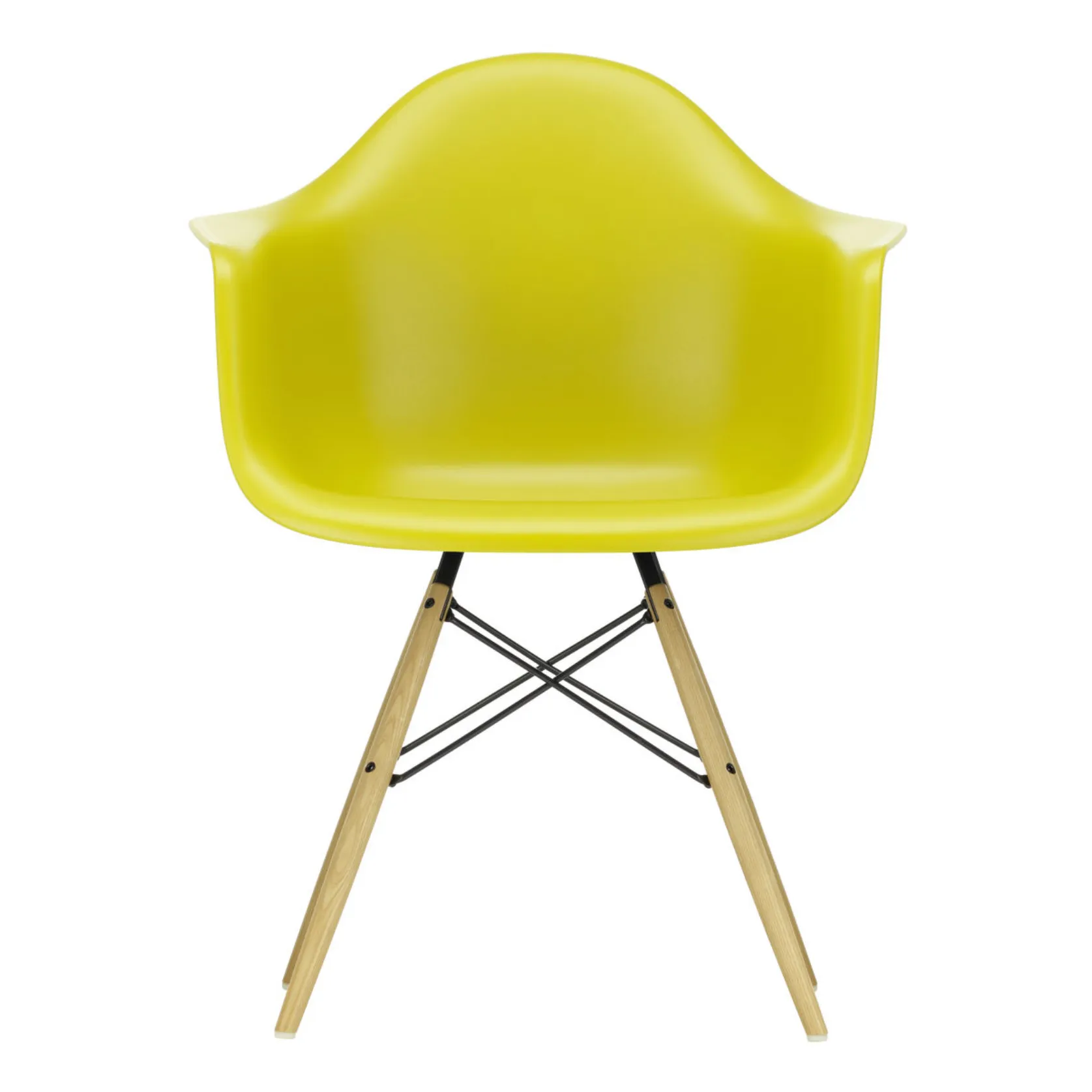 Vitra Mustard Daw Chair - Maple Base - Charles & Ray Eames