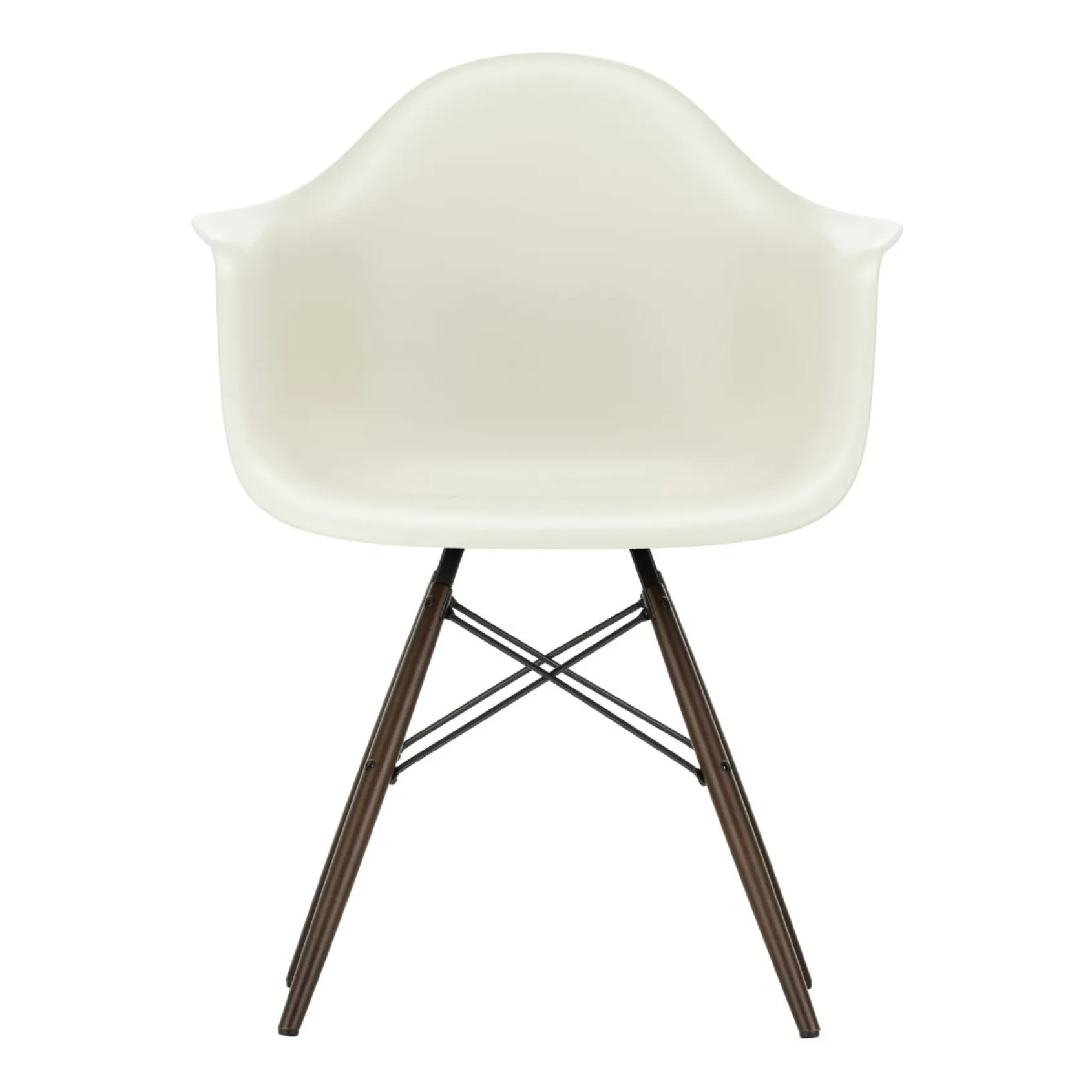 Vitra Gris Galet Daw Chair - Maple Base - Charles & Ray Eames