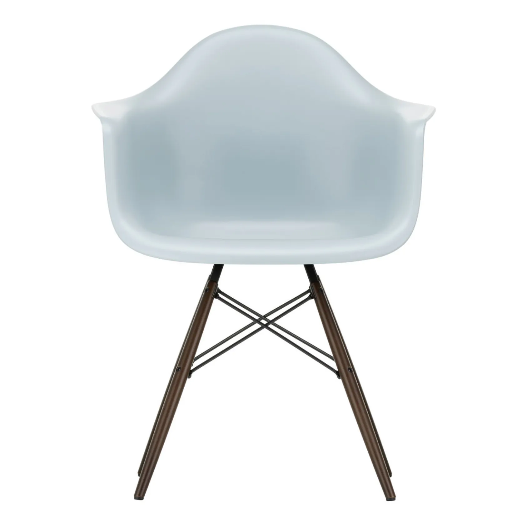 Vitra Bluish Grey Daw Chair - Maple Base - Charles & Ray Eames