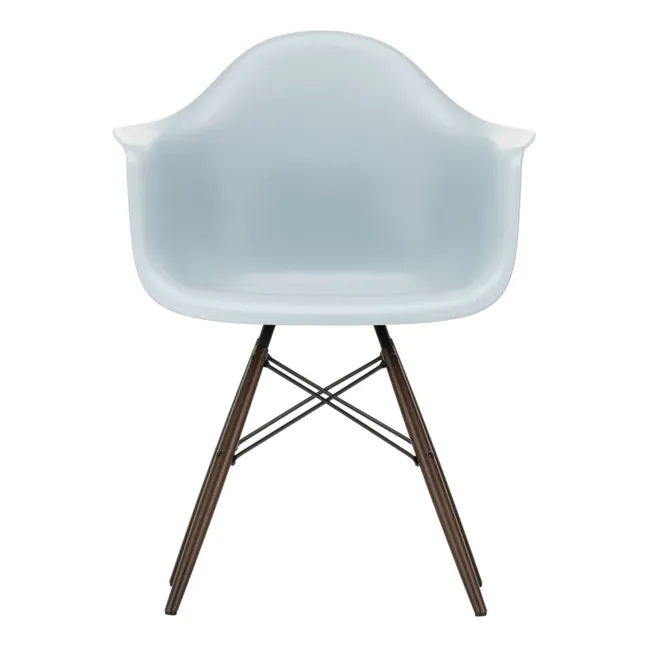 Chaise DAW - piétement érable - Charles & Ray Eames | Gris bleuté