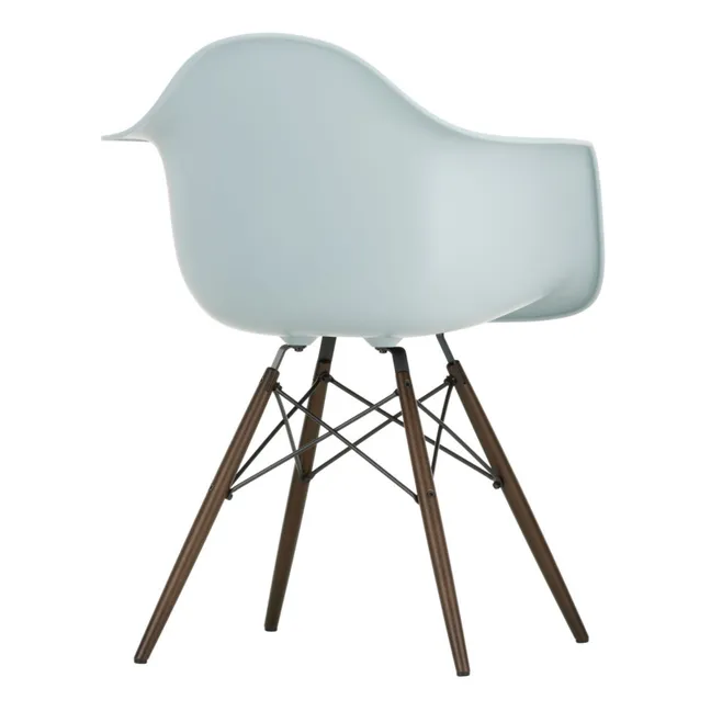 Chaise DAW - piétement érable - Charles & Ray Eames | Gris bleuté