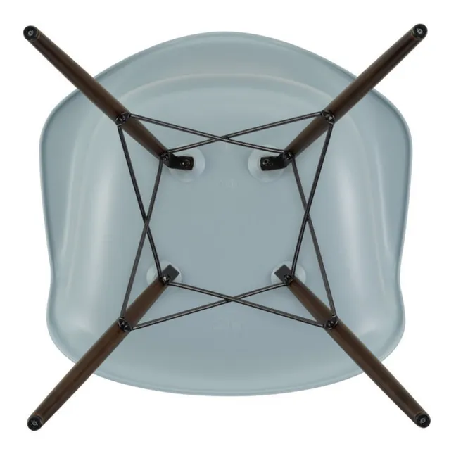 Chaise DAW - piétement érable - Charles & Ray Eames | Gris bleuté