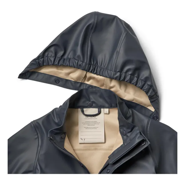 Veste Imperméable Ollo Fibres Recyclées | Azul Noche