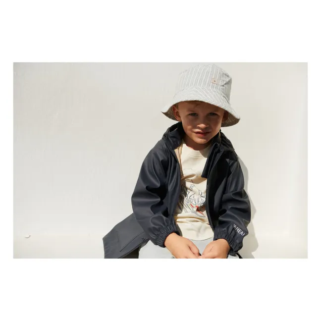 Veste Imperméable Ollo Fibres Recyclées | Azul Noche