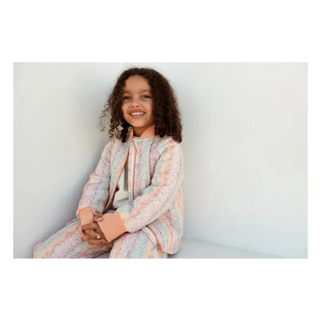 Herta Recycled Fibre Quilted Jacket | Orange