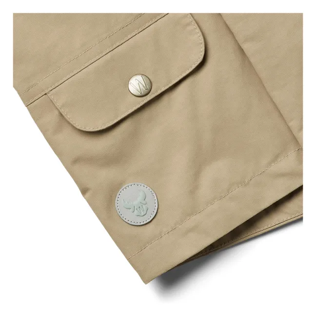 Carlo Tech Recycled Fibre Baby Parka | Beige