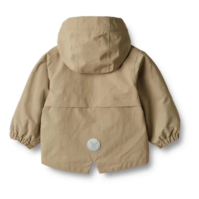 Carlo Tech Recycled Fibre Baby Parka | Beige