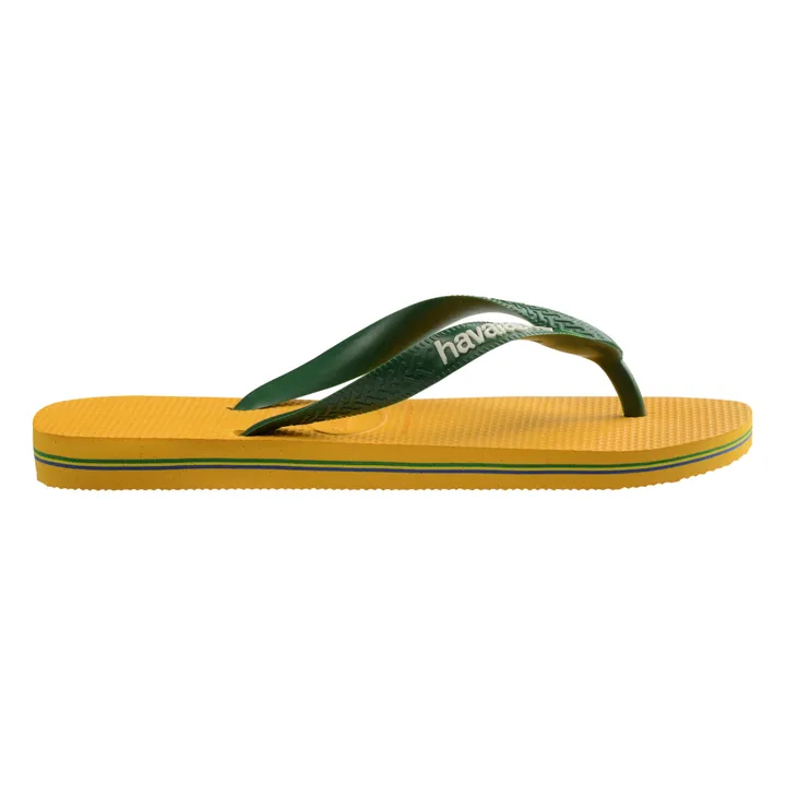 Tongs Brasil Logo | Jaune- Image produit n°0