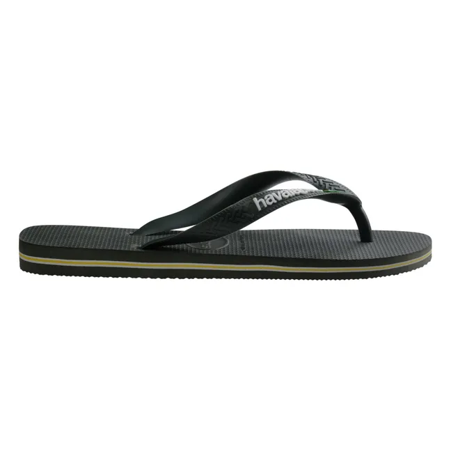 Brasil Logo flip-flops | Olive green
