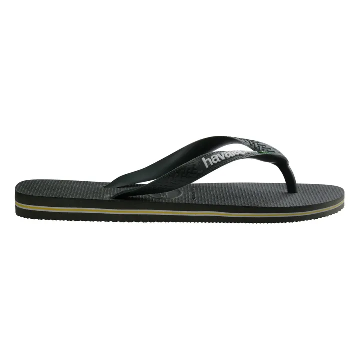 Brasil Logo Flip Flops | Grünolive- Produktbild Nr. 0