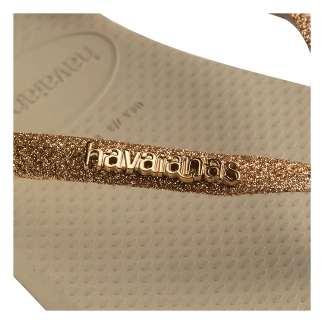Slim Glitter flip-flops | Or