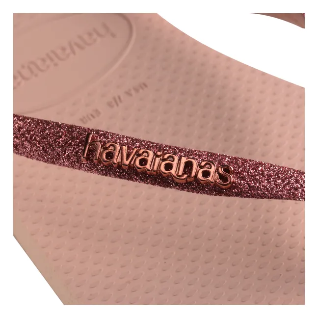 Slim Glitter flip-flops | Pink