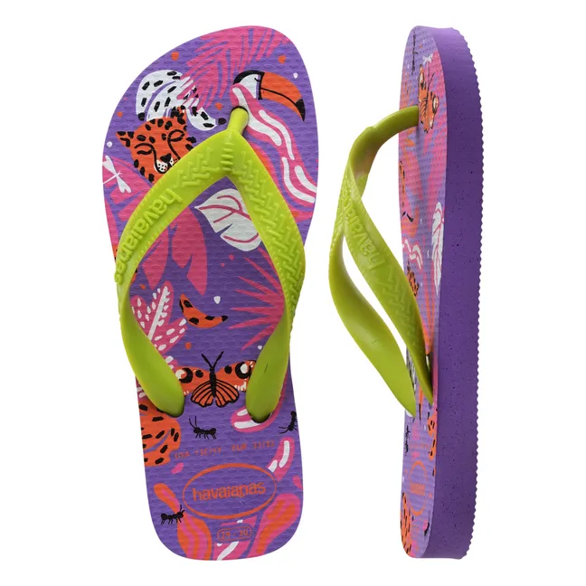 Kids Top Fashion flip-flops | Purple