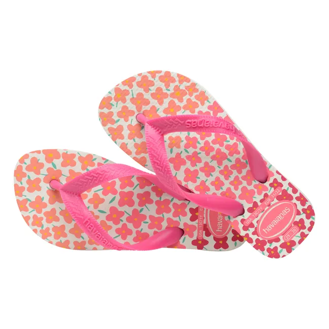 Kids Flores flip-flops  | Pink