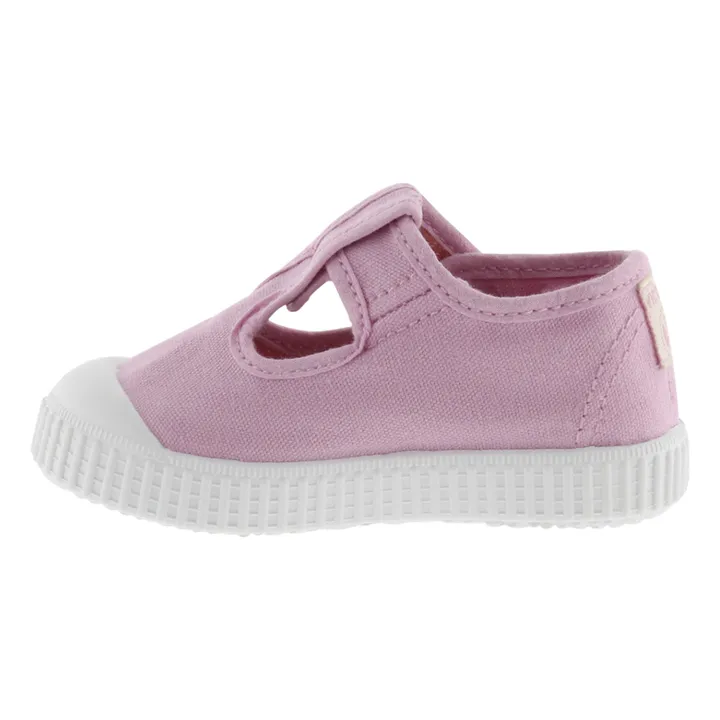 Baskets Scratchs Sandalia Tira Lona | Rose bonbon- Image produit n°2