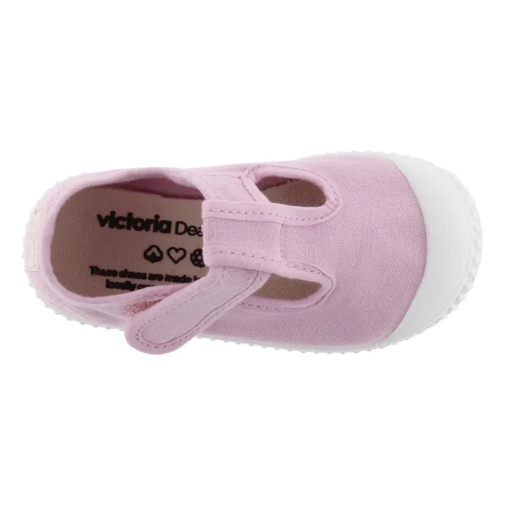 Baskets Scratchs Sandalia Tira Lona | Rose bonbon- Image produit n°3