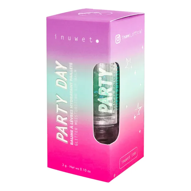 Bálsamo labial con purpurina Party Day - 3 g