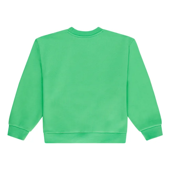 La Belleza organic cotton sweatshirt | Green