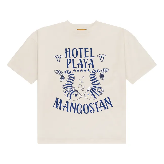 Camiseta Hotel Playa Algodón orgánico | Crudo