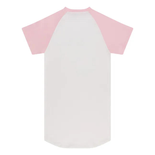 Kleid T-Shirt Peritas Bio-Baumwolle | Blassrosa