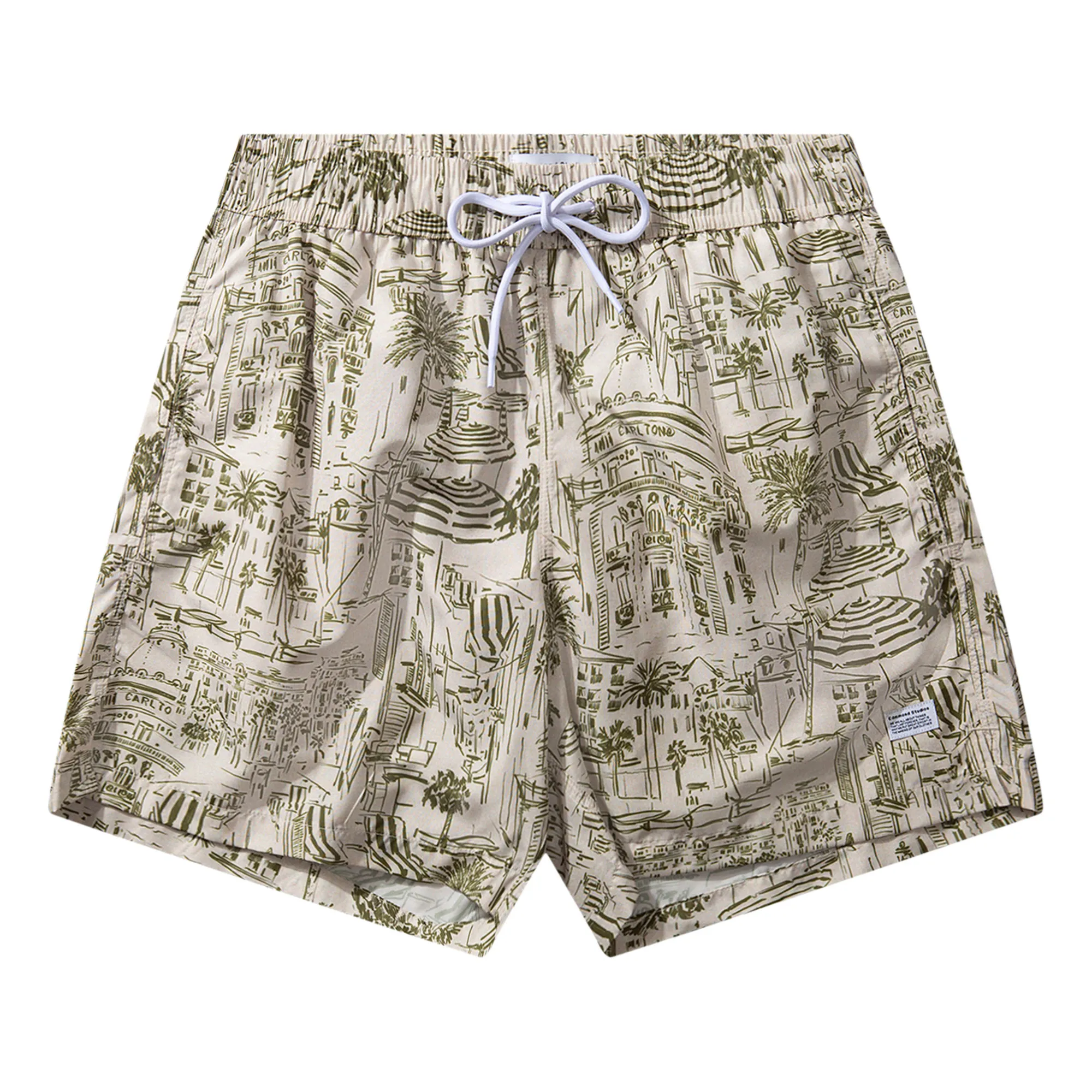 Edmmond Studios Olive City Swim Shorts