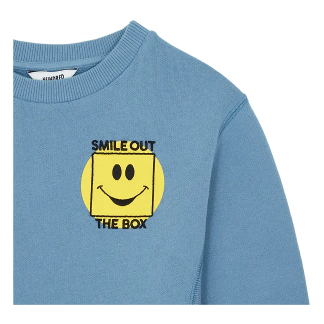 Sweatshirt aus Bio-Baumwolle  | Denim