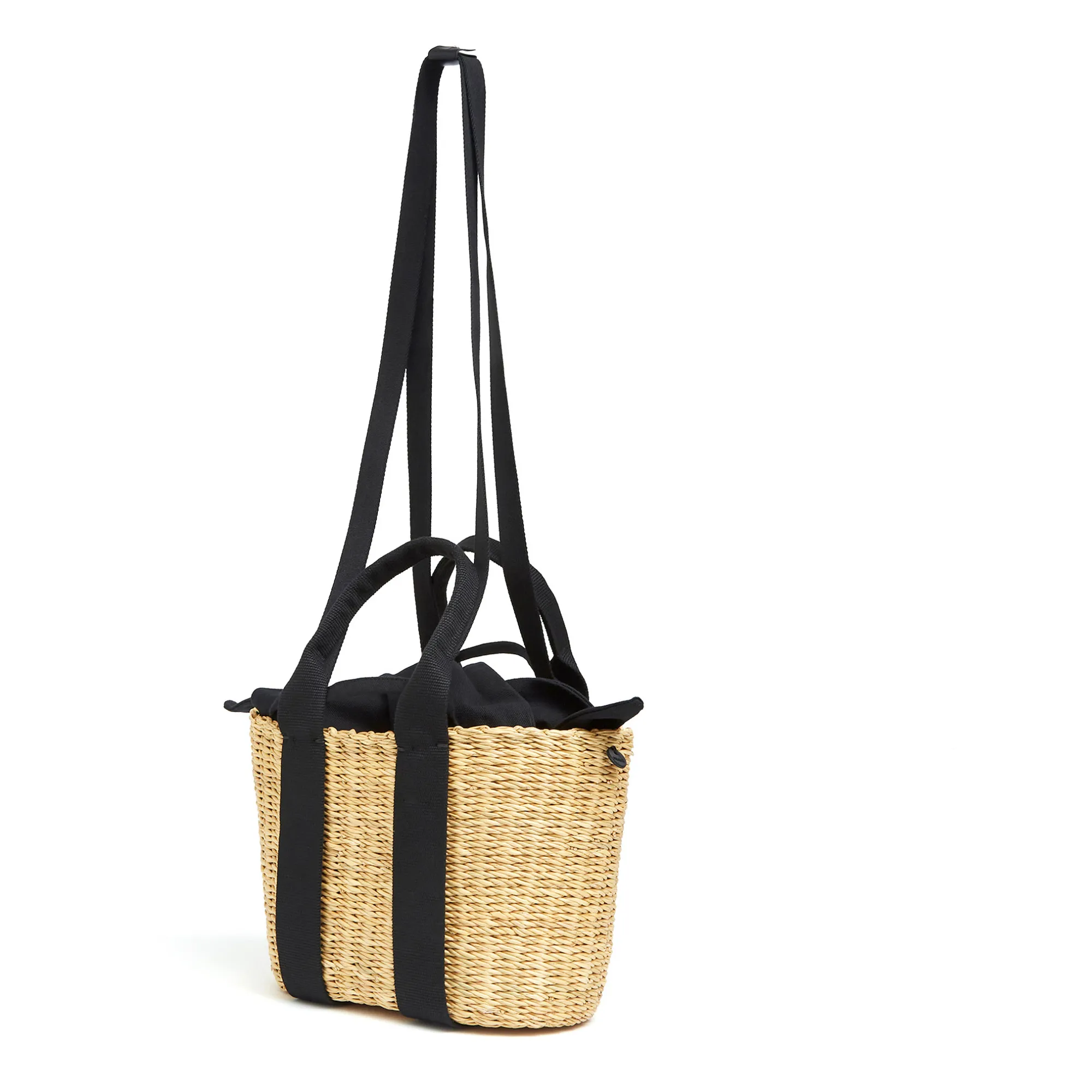 Outlet Muun Straw Bag Mini Caba w/ Insert