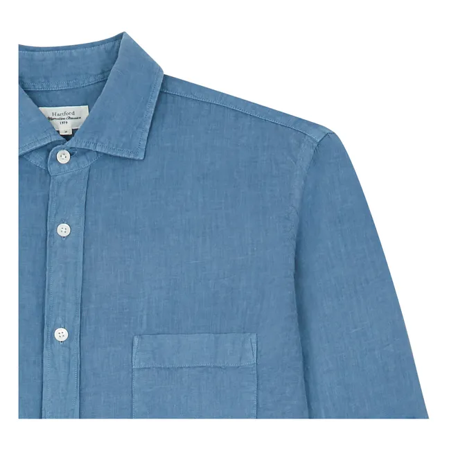 Camicia Paul Pat in lino | Blu