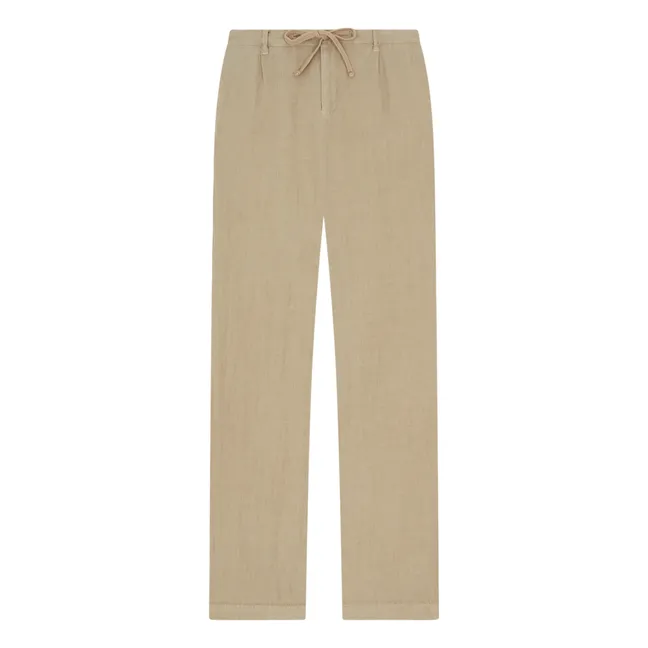 Tanker Linen Trousers | Beige