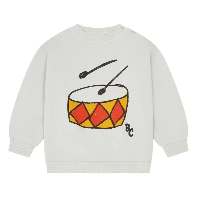 Organic cotton drum sweatshirt | Grey